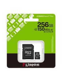 KINGSTON 256GB CANVAS SELECT PLUS SDCS3/256GB GEN3 MICRO SDXC UHS-I 150MB/S Hafıza Kartı - 1